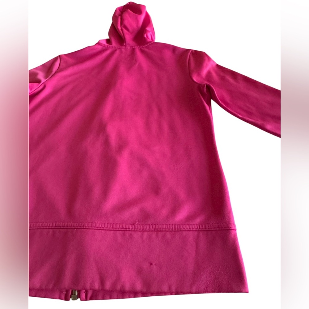 🛍️SALE🛍️ Reebok Women's Workout Ready Full-Zip Hoodie (Fuchsia | Neon Pink) - Picture 10 of 12